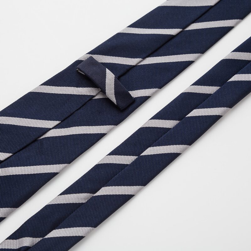 深藍真絲領帶